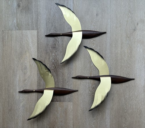Set trio vtg brass - of,