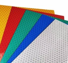 Reflective Tape Vinyl Self-Adhesive Waterproof Hi Vis Viz Reflector Sticker