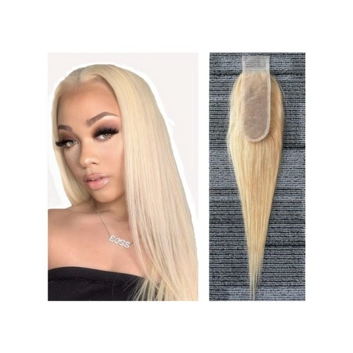 613 blonde 2x6 lace closure - blonde, hd