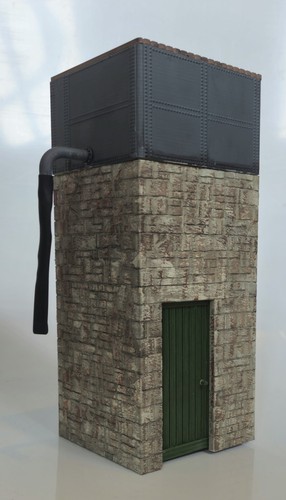Garden railway water tower - railway,