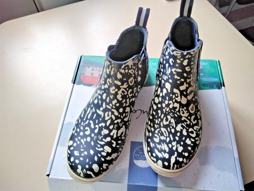Joules wellibob navy leopard - joules,