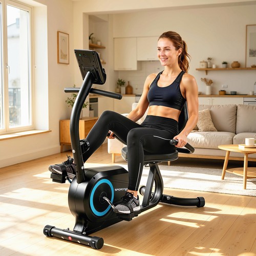 Recumbent exercise bike for - recumbent,