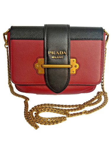 Prada cahier leather crossbody - prada,