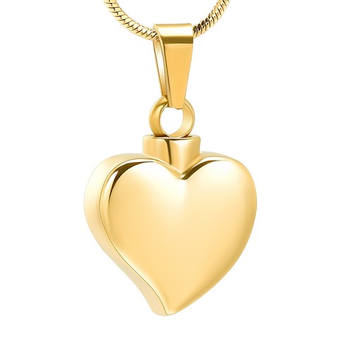 Heart urn keepsake pendant - heart,