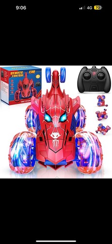 Stunt car spider man remote - rc,