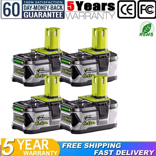 4pack 6ah for ryobi - 1-4pack, one+