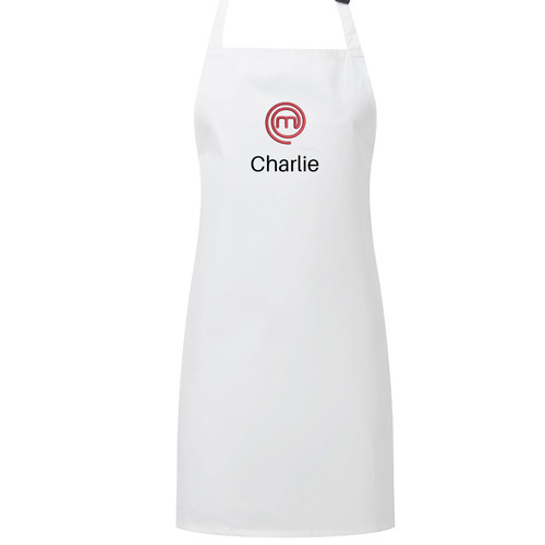 Masterchef apron embroidered
