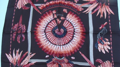 Hermes silk scarf brazil - ,