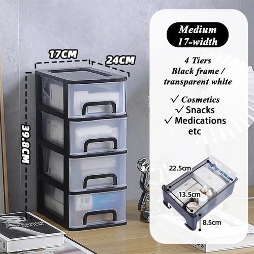 Large plastic drawer - large, 4