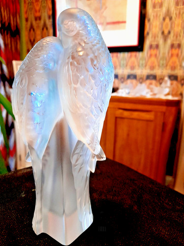 Lalique superb deux perruches - superb,