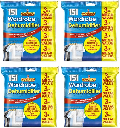 Hanging wardrobe dehumidifier - hanging,