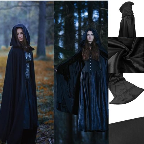 Halloween hooded cloak velvet - halloween,