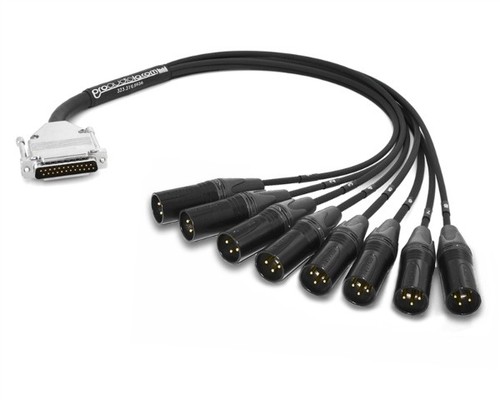 Proaudiola db25 xlr male - db25,