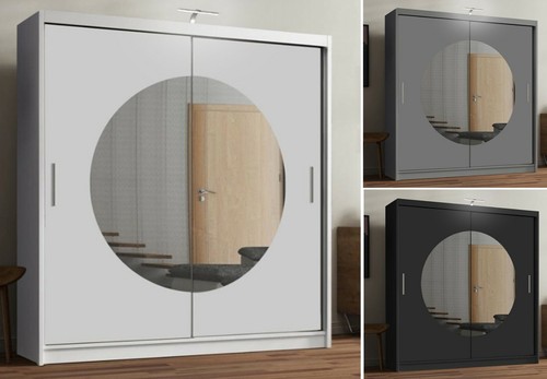 Modern bedroom mirror sliding - bedroom,