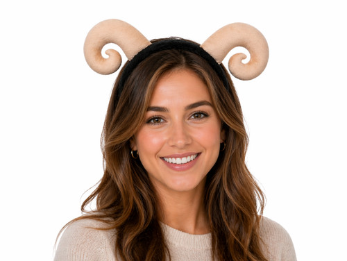 Ram horns headband - horns, on