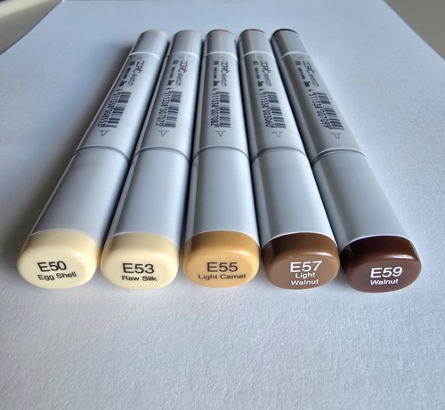 Copic sketch earth skin - copic,