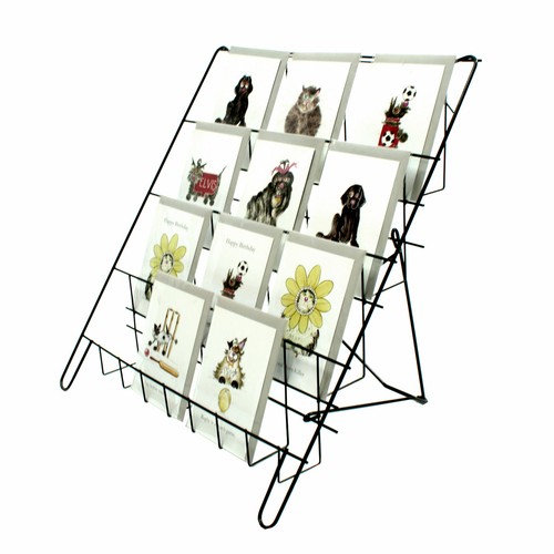 Folding counter card display - folding,