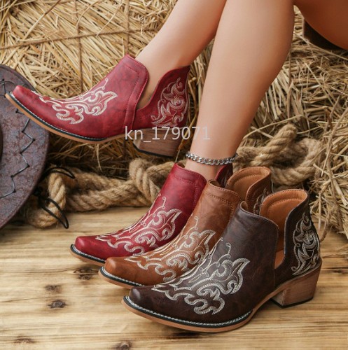Women cowboy boots embroidery - women,