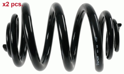 Pcs rear coil springs - springs, set