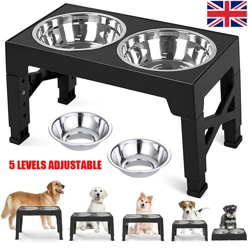 Pet dog double bowls - food, &