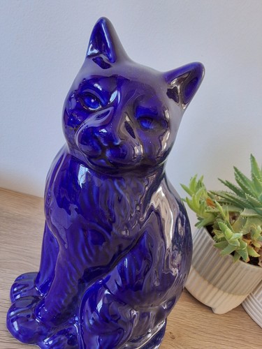 Vintage large cobalt blue - large,