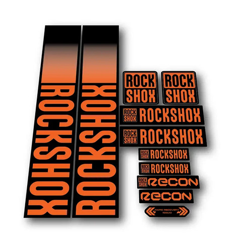 Rockshox recon fork stickers - rockshox,