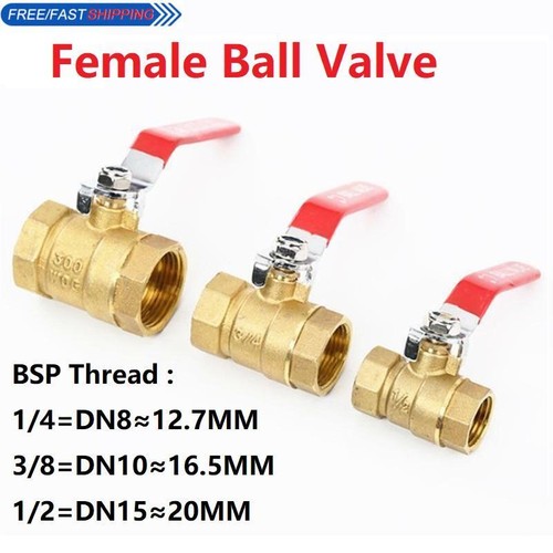Ball valve female - female, to
