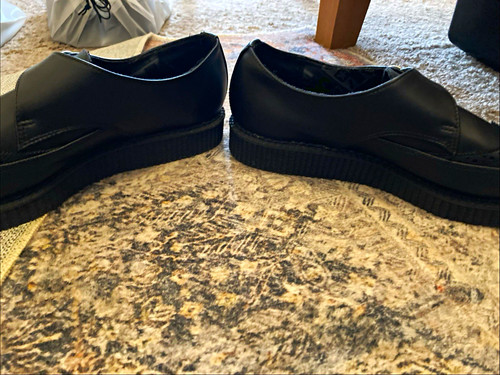 Black monk strap brogue - t.u.k.,