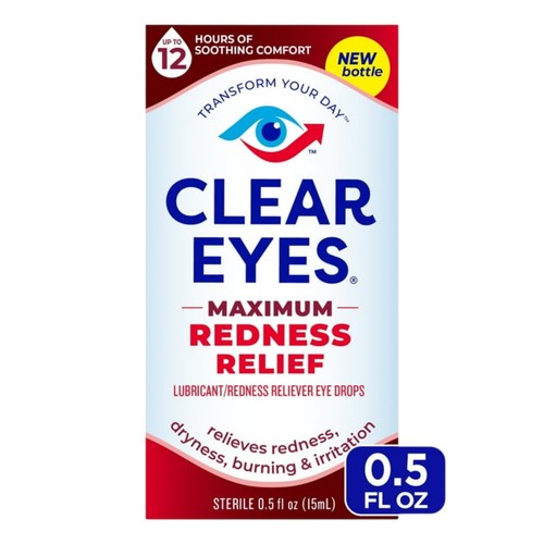 Clear eyes maximum - maximum, red