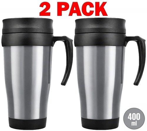 Travel mug vacuum insulated - 2x,