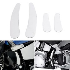 Chrome swingarm frame inserts - chrome,