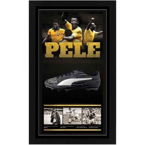 Pele brazil hand signed framed - signed,