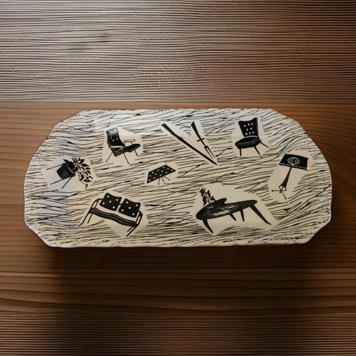 Metro shaped sandwich platter - sandwich,