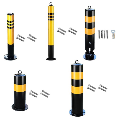 Metal bollard parking barrier - bollard,