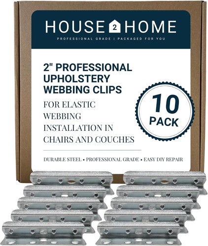 Upholstery webbing clips - webbing,