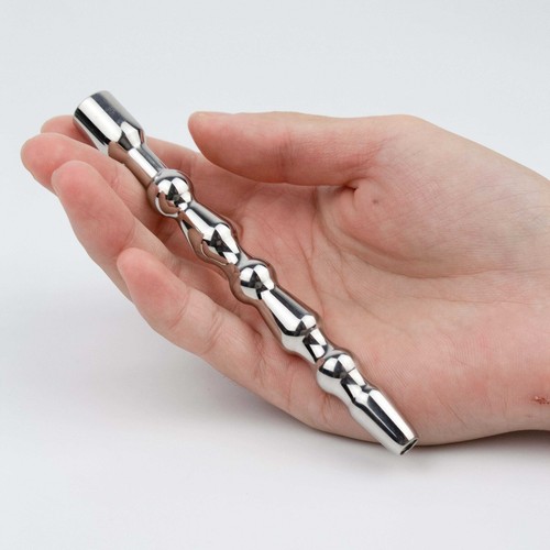 Stainless steel penis plug - stainless,