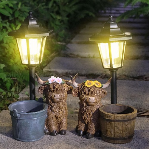 Highland cow statue - statue, with