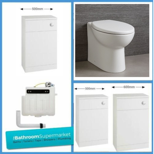 Back wall toilet unit - to,