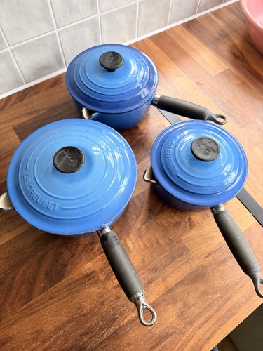 Vintage creuset blue cast - vintage,