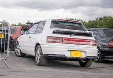 Mazda 323 GTR (BG) White Rear