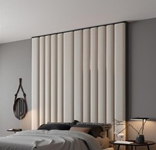 Clarence Design Plush Velvet Bed Headboard  3ft 4ft 4ft6 5ft 6ft 30" to 70" Tall