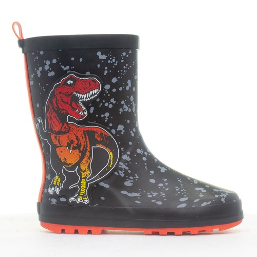 Boys wellies black - black, kids