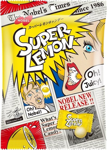 Japanese lemon hard candy - hard, sour