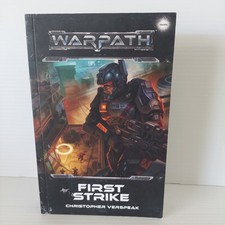 Warpath First Strike Christopher Verspeak 2016 Paperback Novel Mantic Game Rare