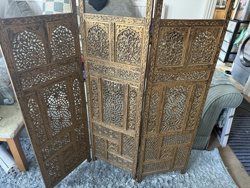 Vintage boho teak - boho, handcarved