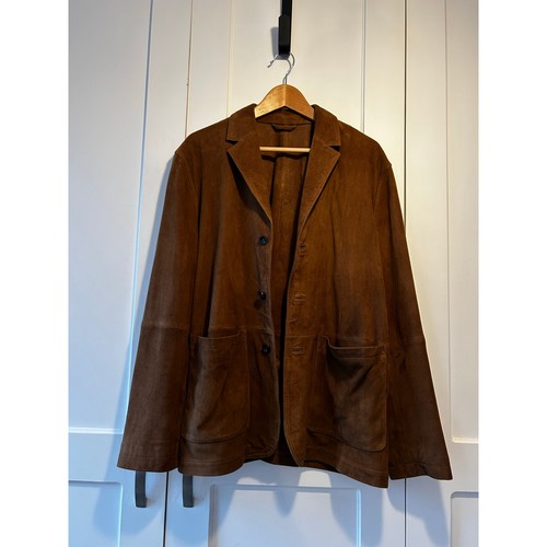 Massimo dutti brown suede - brown,