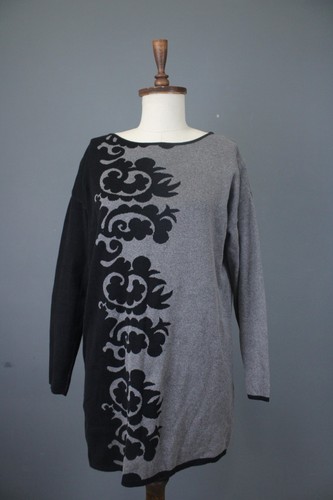 Marimekko black grey botanical - black,