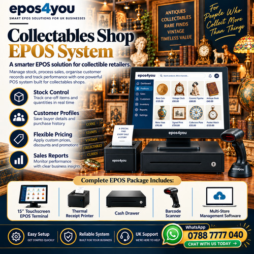 Collectable shop epos system - shop,