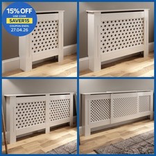 White Radiator Cover Grill