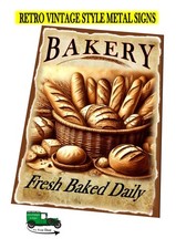 Vintage Bakery Bakers Shop Sign, Reproduction Vintage Style Bakers Shop Sign